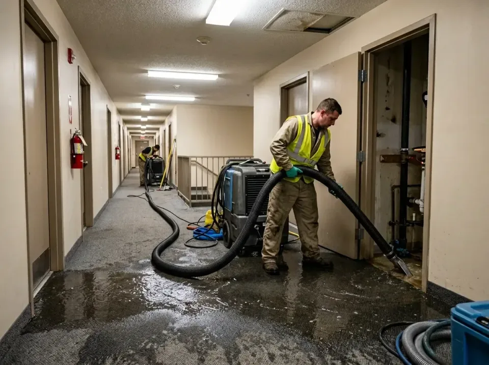 multi-unit-apartment-hallway-f-005 — frequently asked questions, Emergency Burst Pipe Water Extraction & Removal in Carmicha…